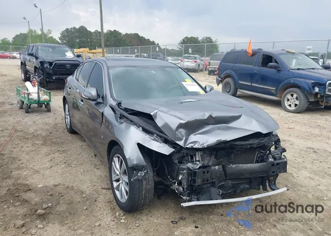 2015 Infiniti Q50 Premium из США, поврежденный, VIN JN1BV7AP7FM338434